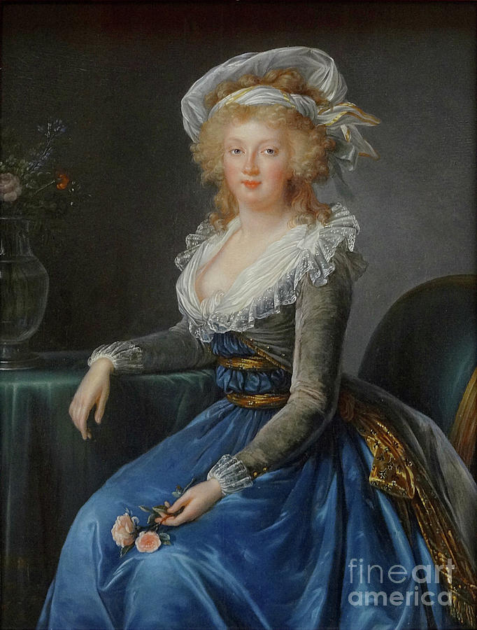 Portrait Of Maria Theresa Of Naples Drawing by Heritage Images