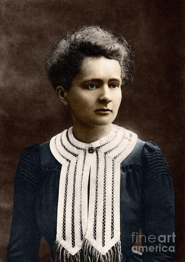 Portrait Of Marie Curie Photograph by European School