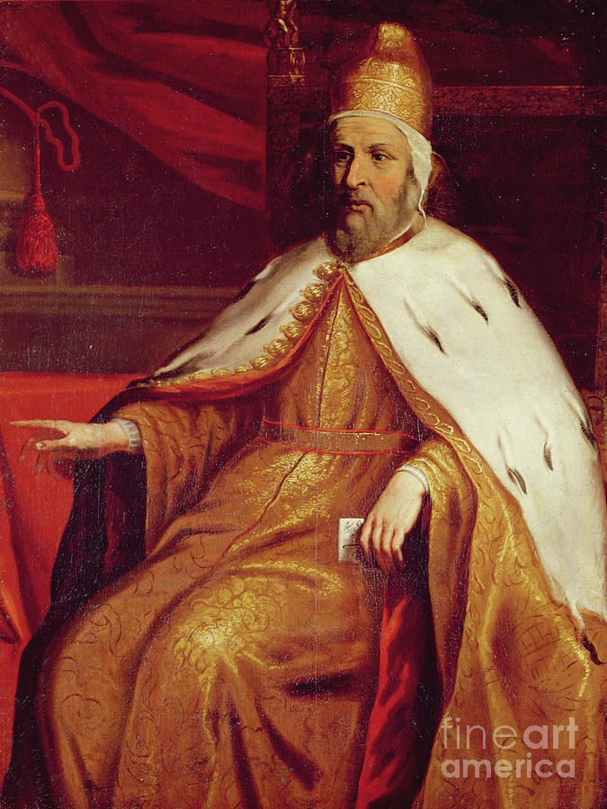 Portrait Of Mark-anthony Trevisan, The Doge Of Venise Or Genoa Painting ...