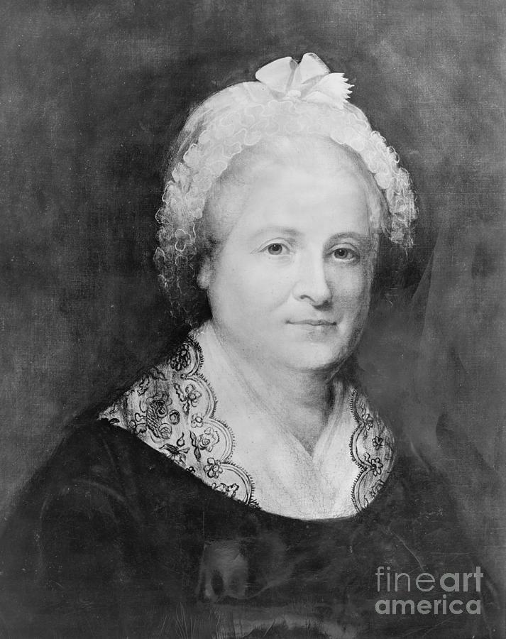 Portrait Of Martha Washington by Bettmann