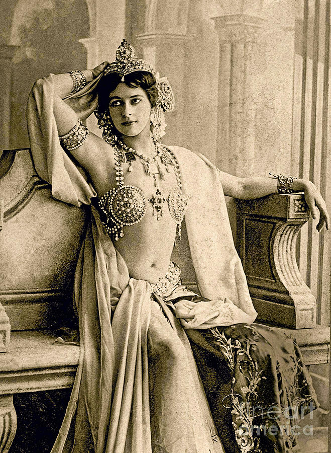 Vintage Photograph - Portrait Of Mata Hari Circa 1910 Photo by European School
