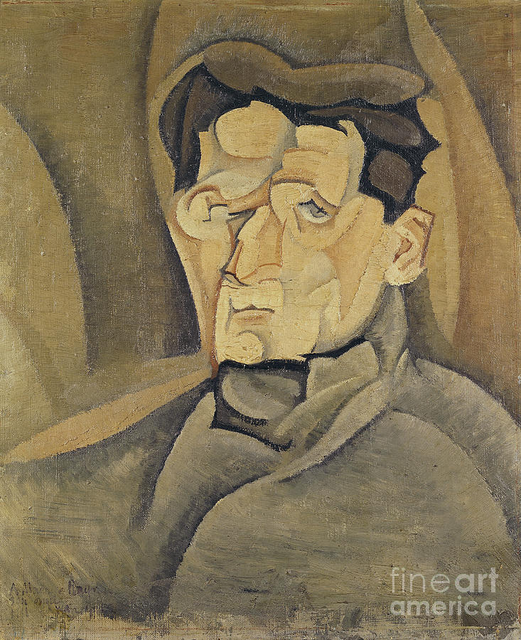 Portrait Of Maurice Raynal Painting by Juan Gris