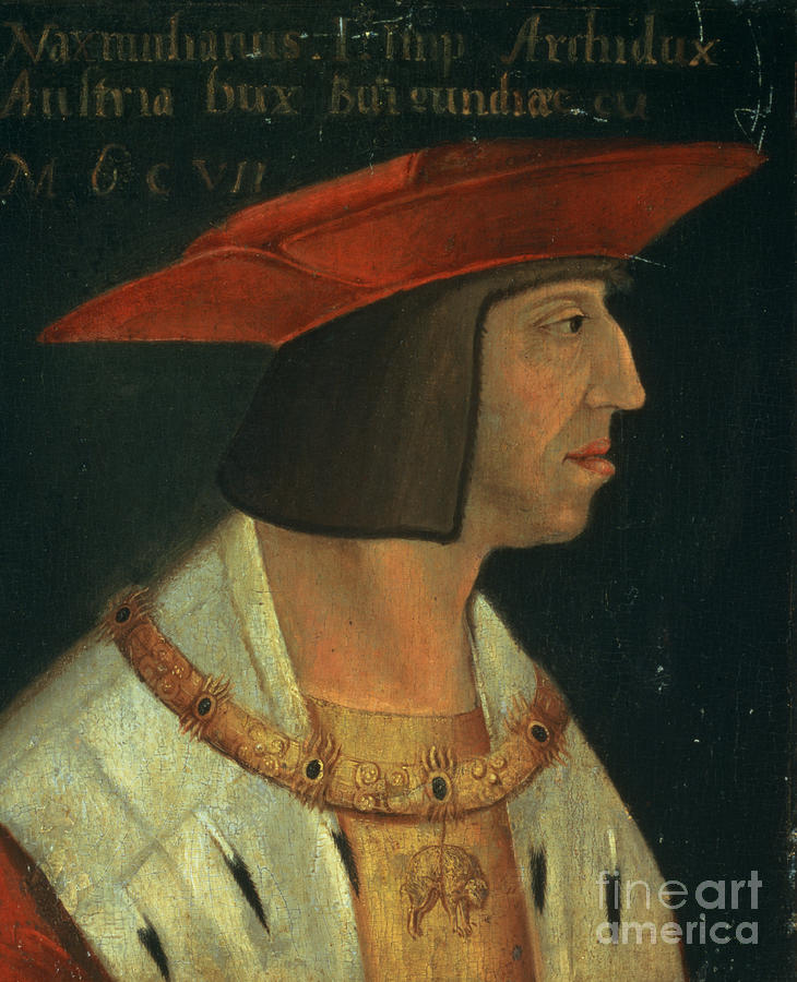 Portrait Of Maximillian I Painting by Spanish School - Fine Art America