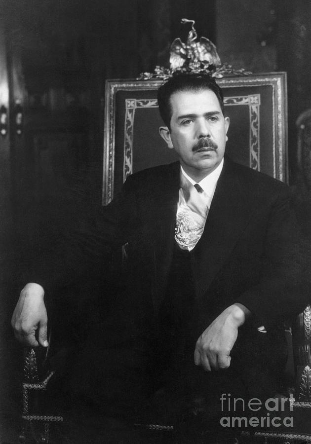 Portrait Of Mexican President Lazaro Photograph By Bettmann Fine Art America 0689