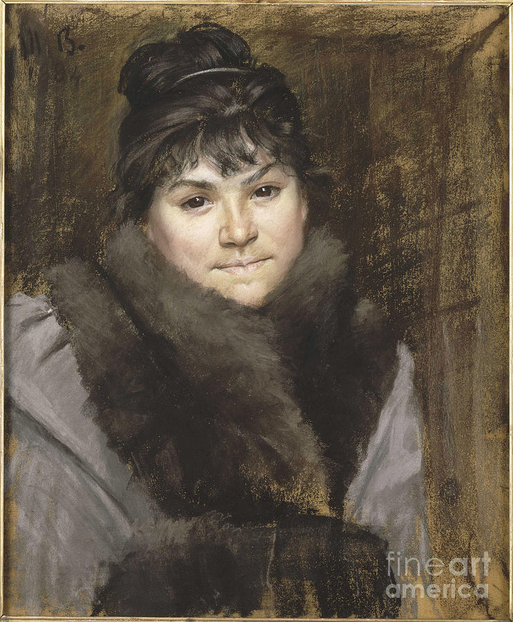 Portrait Of Mme X, C. 1883-1884. Found Drawing by Heritage Images