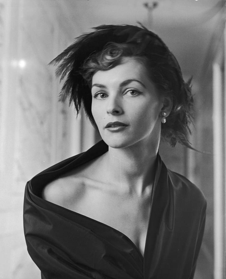 New York City Photograph - Portrait Of Model Georgia Hamilton by Nina Leen