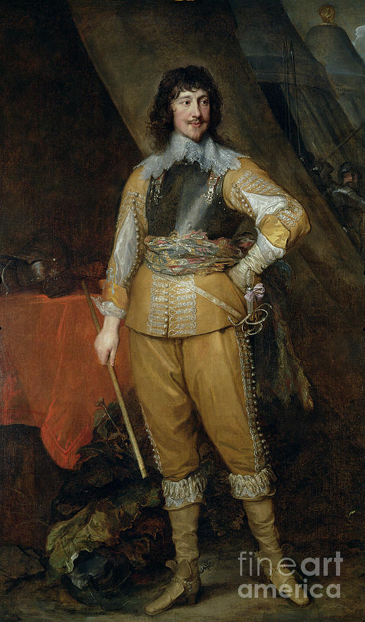 Portrait Of Mountjoy Blount, Earl Of Newport Photograph by Anthony Van Dyck