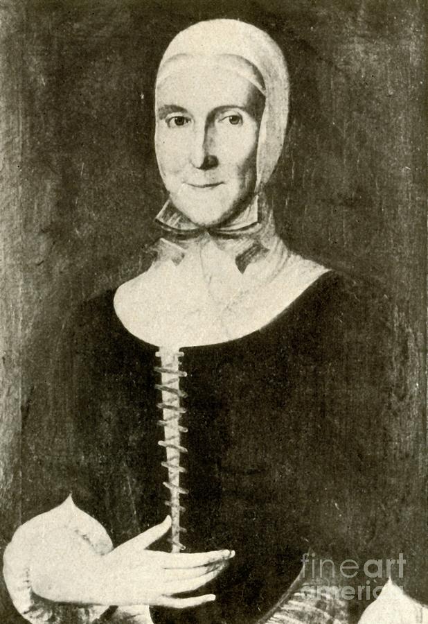 Portrait Of Mrs Elisabeth Boehler Drawing by Print Collector