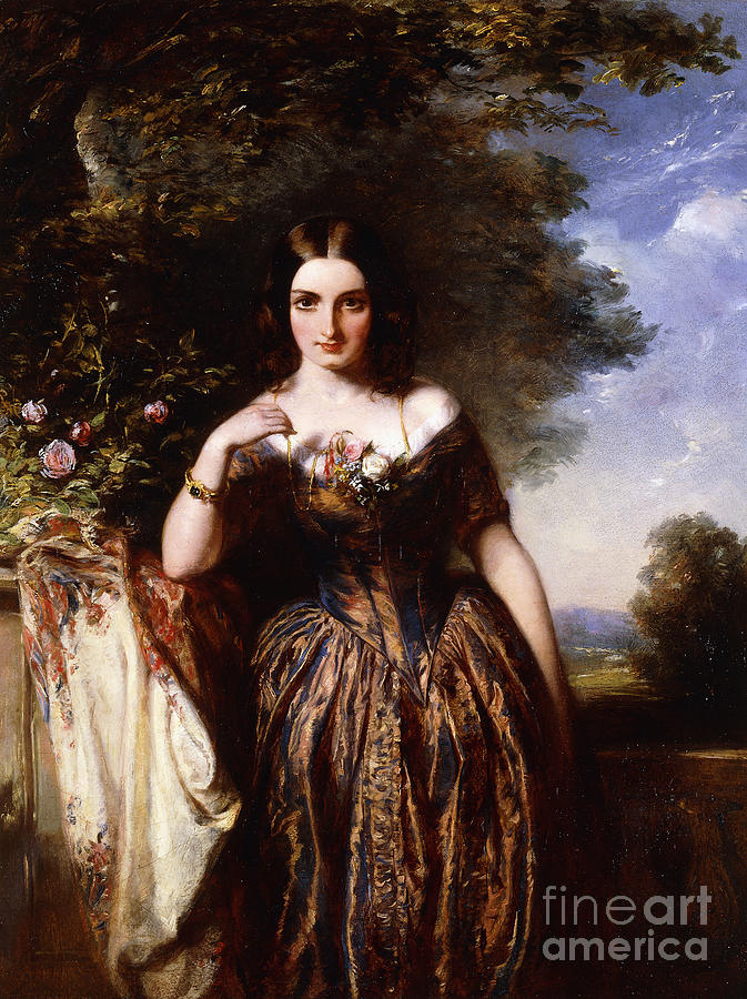 Portrait Of Mrs. J. Hardcastle, Nee Anne Capper Painting by Abraham ...