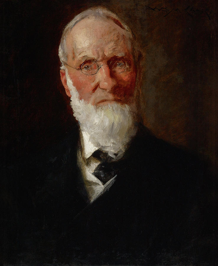 William Merritt Chase Painting - Portrait of My Father - David Hester Chase by William Merritt Chase