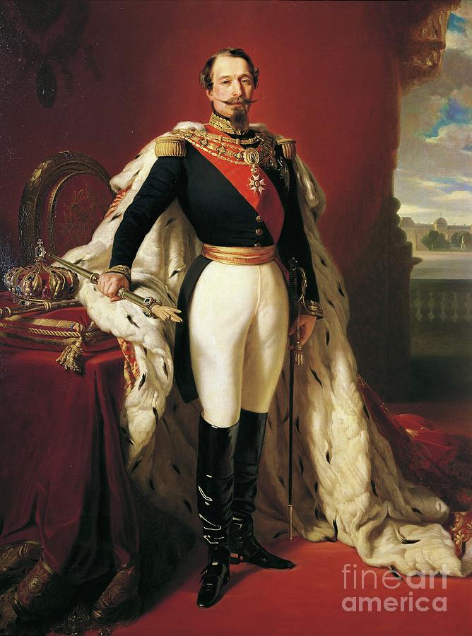 Portrait Of Napoleon IIi Louis Napoleon Bonaparte, Circa 1852 Painting by Franz Xaver Winterhalter