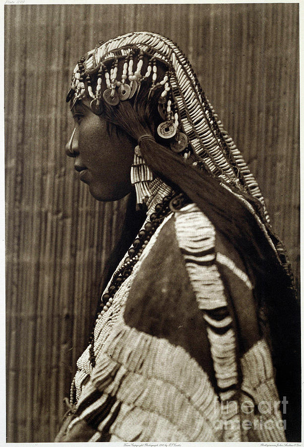 Portrait Of Native American Girl, 20th Century Photograph by Edward Sheriff Curtis