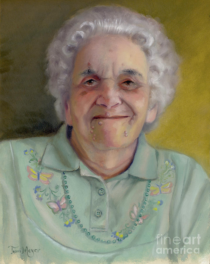 Portrait Of Nellie Painting