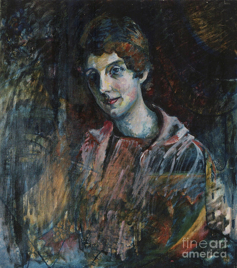 Portrait Of Nina Kandinsky Drawing by Heritage Images