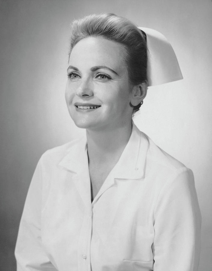 Portrait Of Nurse Photograph by George Marks
