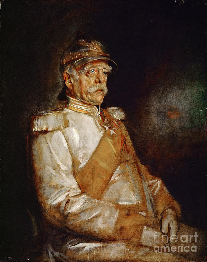 Portrait Of Otto Von Bismarck 18151898 by Heritage Images