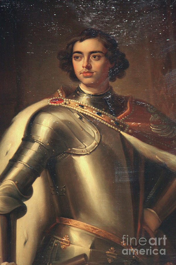 Portrait Of Peter The Great, Mid 19th by Print Collector