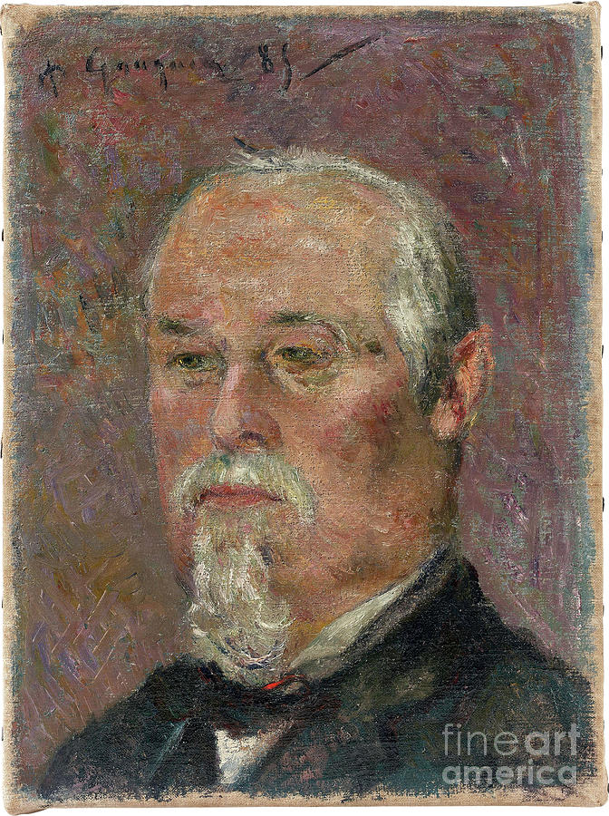 Paul Gauguin Drawing - Portrait Of Philibert Favre by Heritage Images