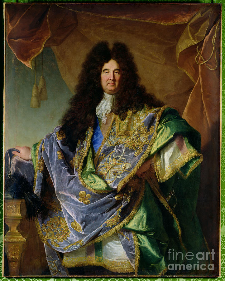 Nobility Painting - Portrait Of Philippe De Courcillon by Hyacinthe Francois Rigaud