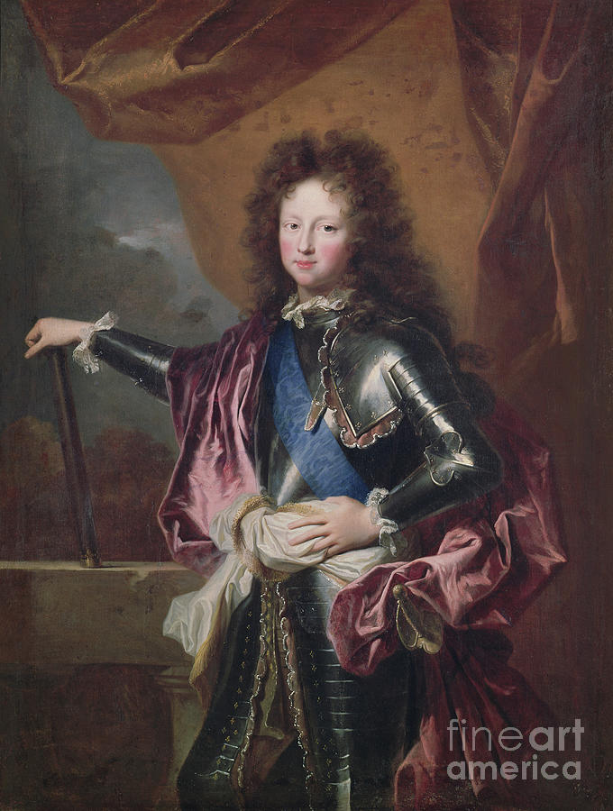 Telescope Painting - Portrait Of Philippe II by Hyacinthe Francois Rigaud