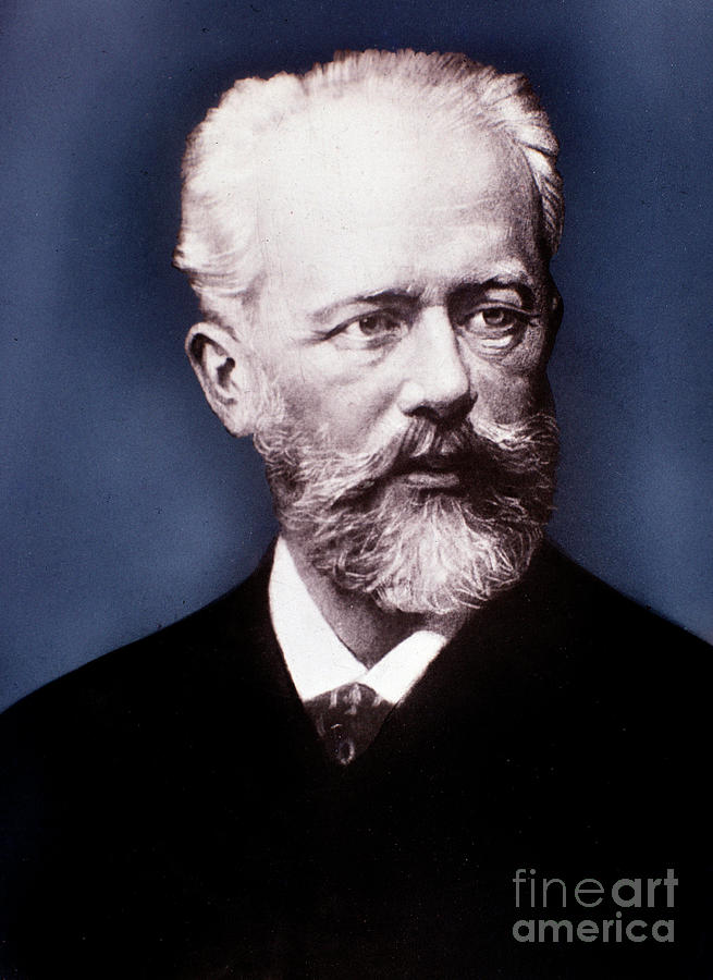 Portrait Of Piotr Ilyich Tchaikovsky Photograph by Unknown Photographer
