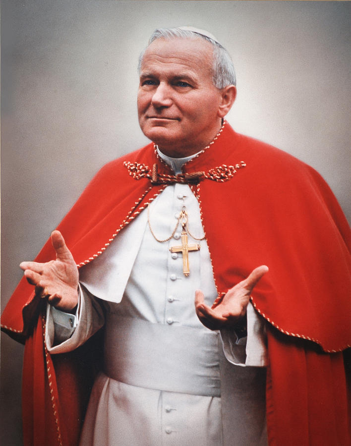 Portrait  Of Pope John Paul II Photograph by Bachrach