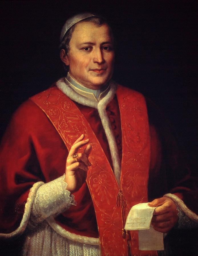 Portrait of Pope Pius IX. Painting by Album