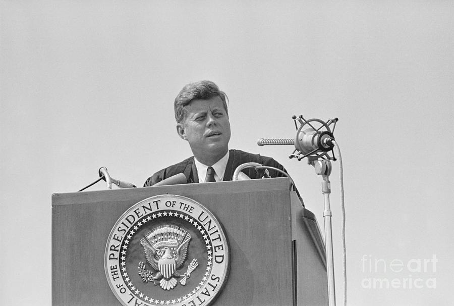 Portrait Of President John F. Kennedy Photograph by Bettmann