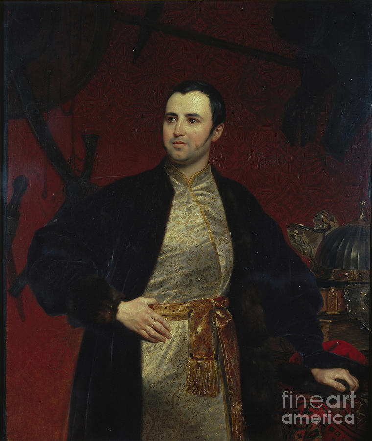 Portrait Of Prince Mikhail Andreyevich Drawing by Heritage Images