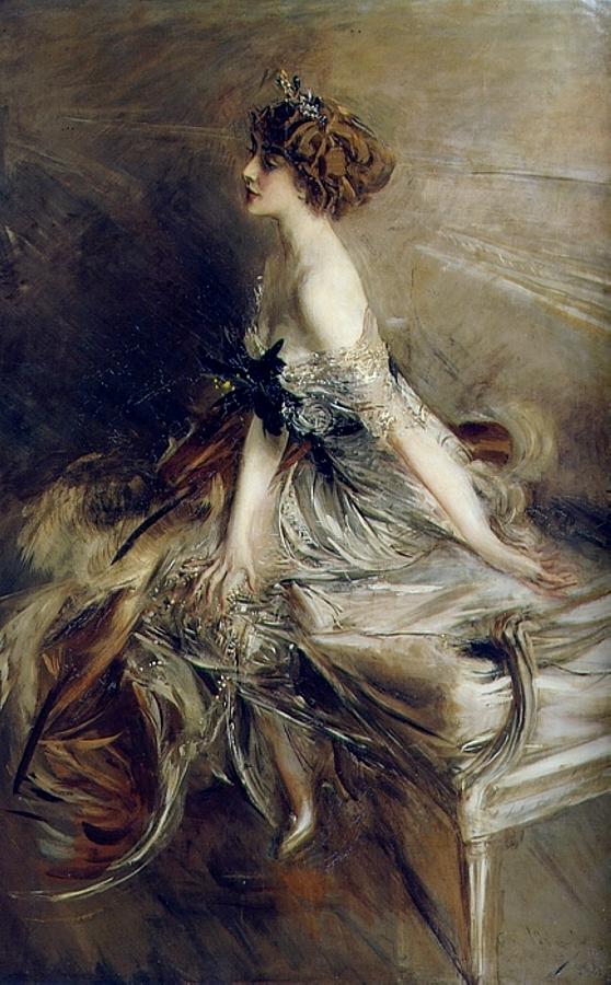 Portrait of Princess Marthe-Lucile Bibesco, 1911 Painting by Giovanni Boldini