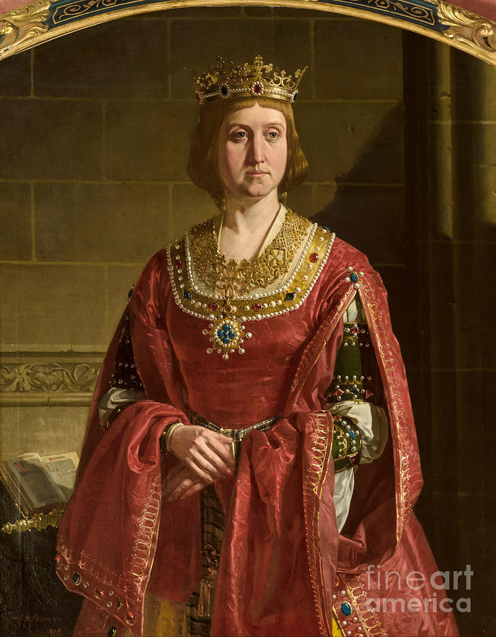 Portrait Of Queen Isabella I Of Castile Drawing by Heritage Images