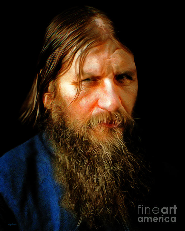 Portrait of Rasputin Russian Mystic Faith Healer 20180922 Photograph by Wingsdomain Art and Photography