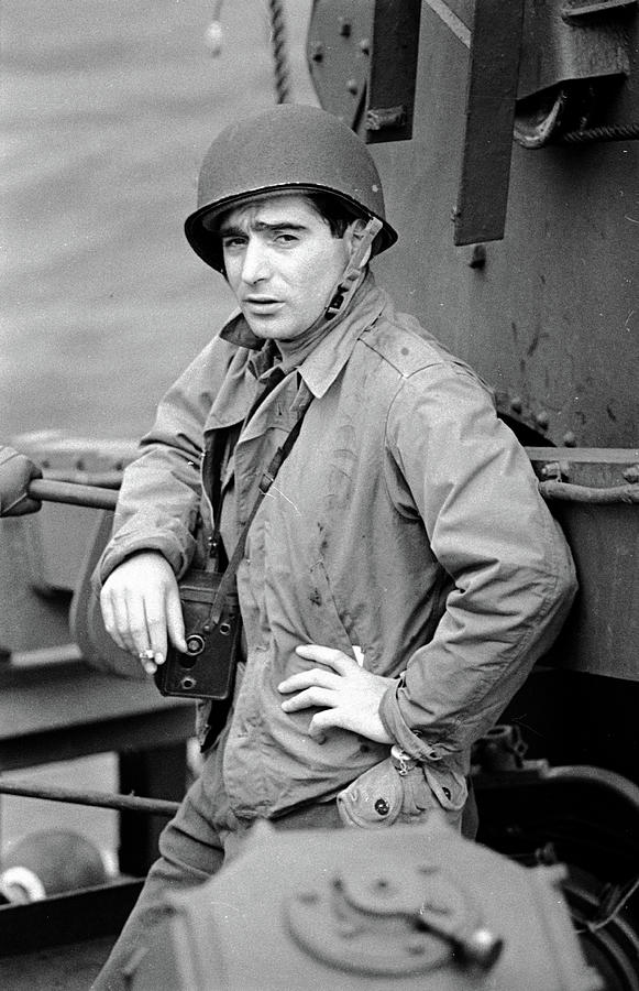 Portrait Of Robert Capa Photograph by David E. Scherman