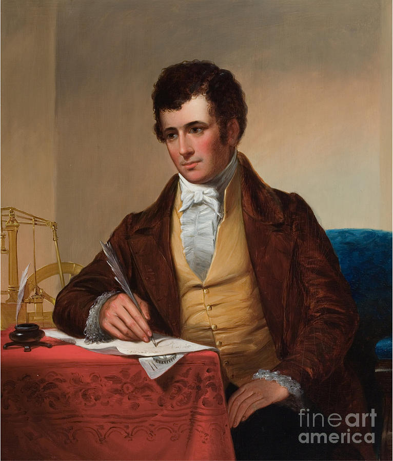 Portrait Of Robert Fulton 1765-1815 by Heritage Images