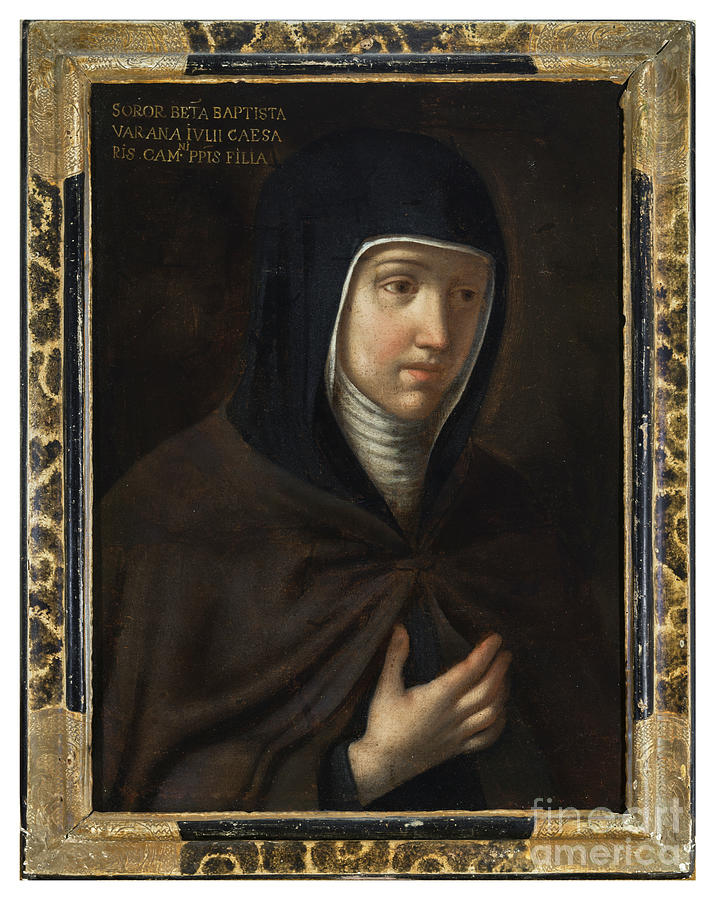 15th Century Painting - Portrait Of Saint Camilla Battista Da Varano by Anonymous