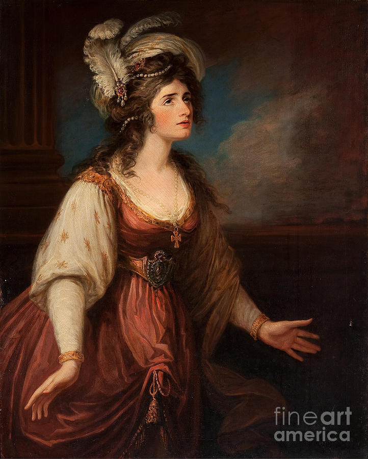 Portrait Of Sarah Siddons 1755-1831 Als by Heritage Images