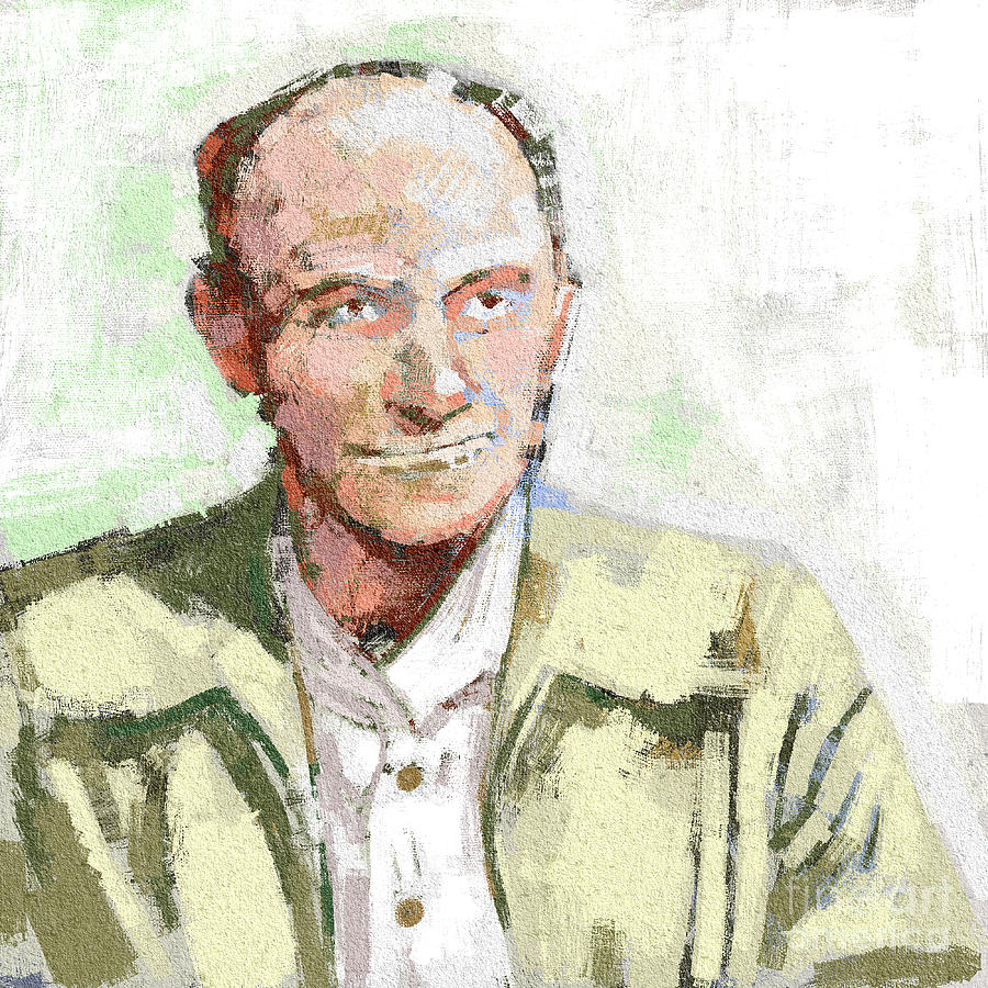 Portrait Of Scientist Enrico Fermi, 2023 Painting by Alessandro Lonati ...