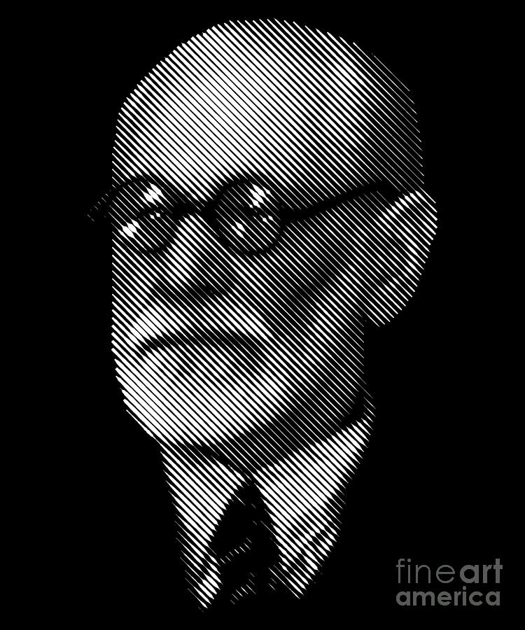 portrait of Sigmund  Freud Digital Art by Cu Biz