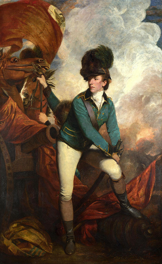 Joshua Reynolds Painting - Portrait of Sir Banastre Tarleton by Joshua Reynolds