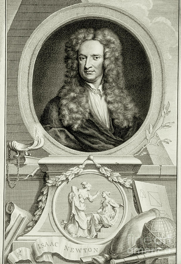 Portrait Of Sir Isaac Newton Photograph by George Bernard/science Photo Library