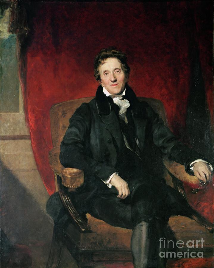 Portrait Of Sir John Soane Painting by Thomas Lawrence