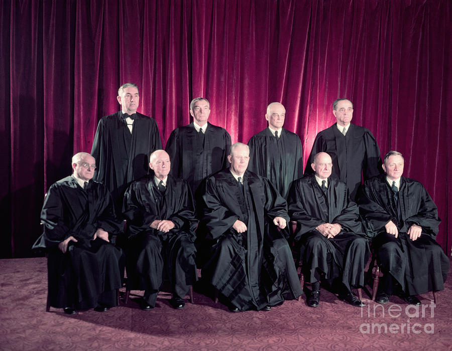 Portrait Of Supreme Court Justices By Bettmann
