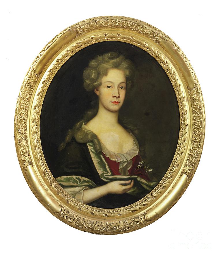 Portrait Of Susannah Idle, Early 18th Century Painting by English ...