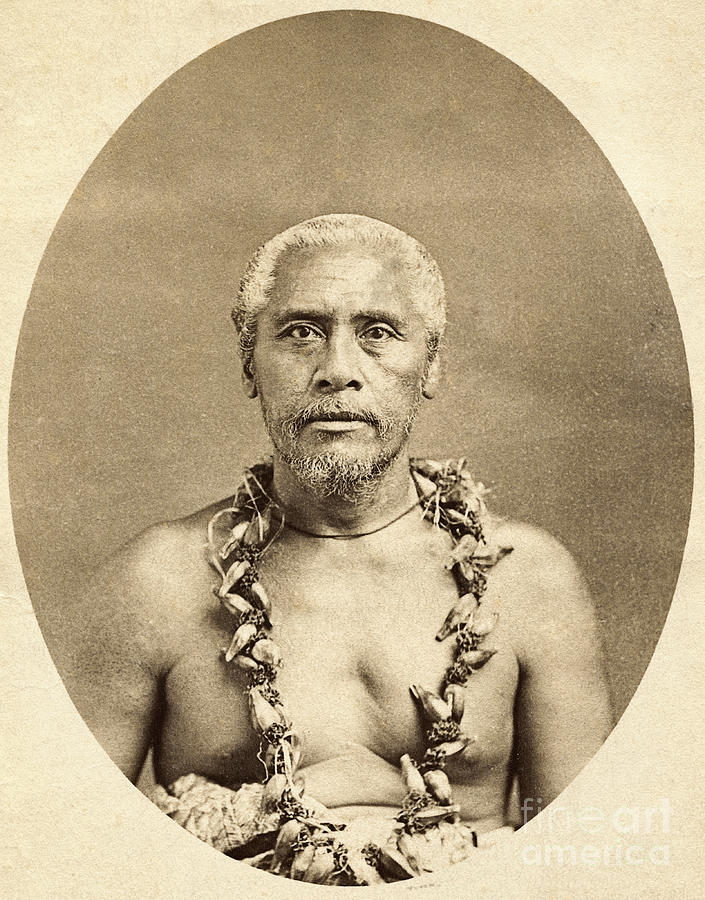 Portrait Photograph - Portrait Of Tamasese Of Samoa by Bettmann