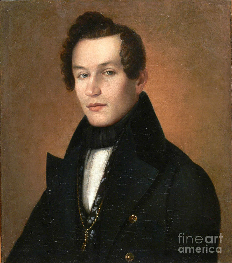 Portrait Of The Actor Ivan Ivanovich Drawing by Heritage Images