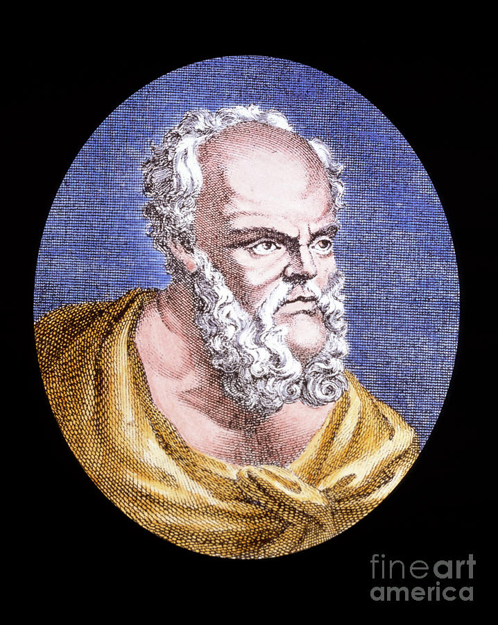 Portrait Of The Ancient Greek Philosopher Socrates Photograph by Science Photo Library