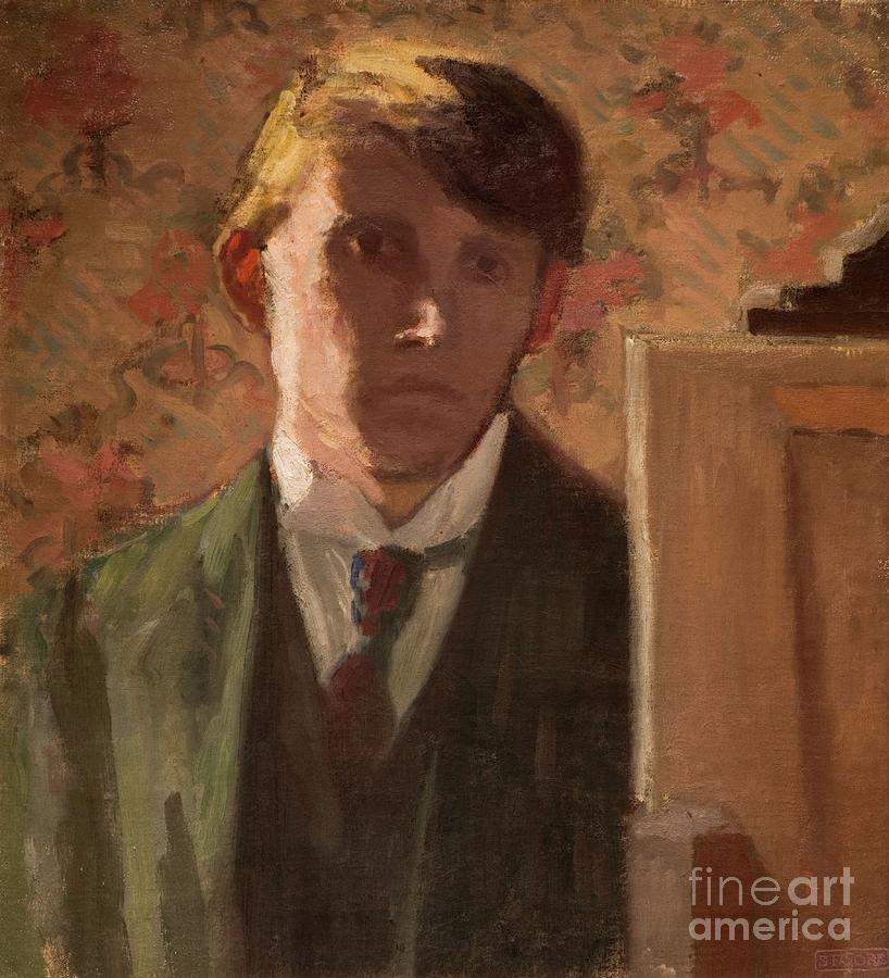 Portrait Of The Artist, 1906 Painting by Spencer Frederick Gore