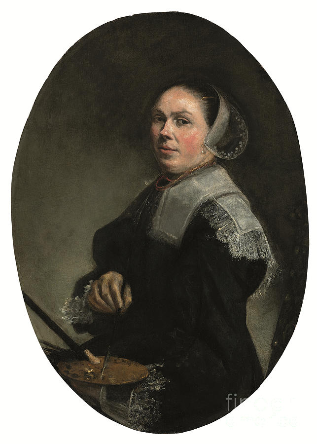 Portrait Of The Artist Painting by Judith Leyster