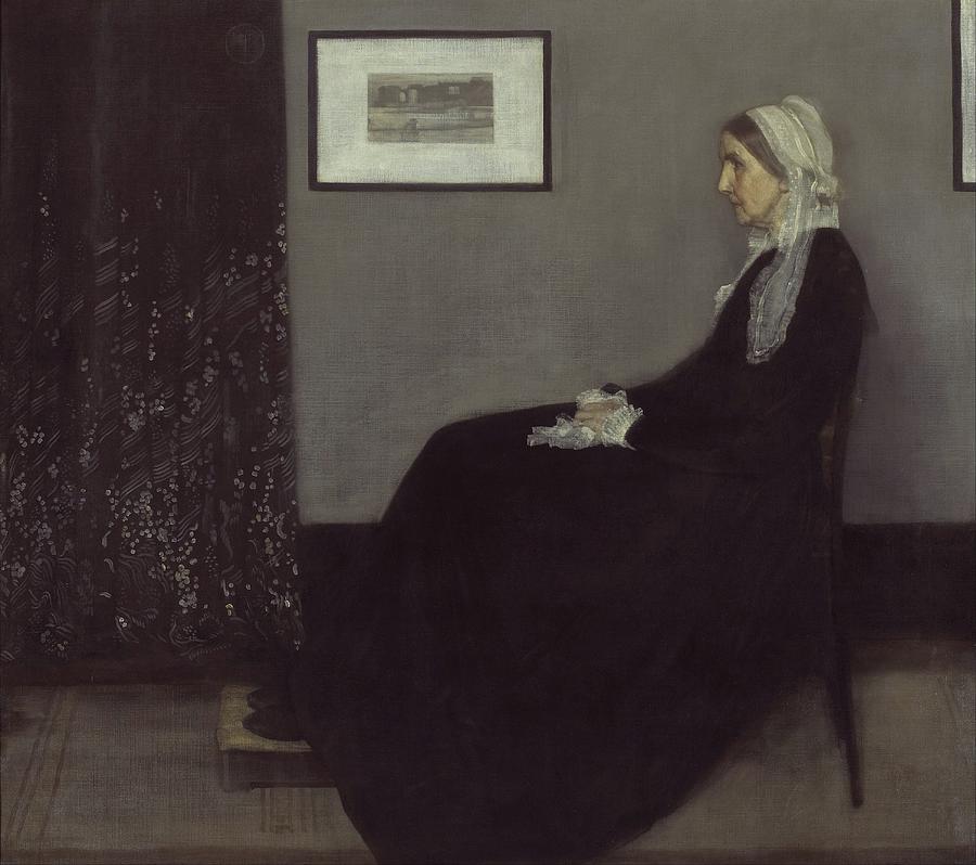 James Mcneill Whistler Painting - Portrait Of The Artists Mother by James Mcneill Whistler