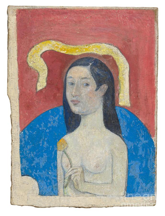 Portrait Of The Artists Mother Painting by Paul Gauguin